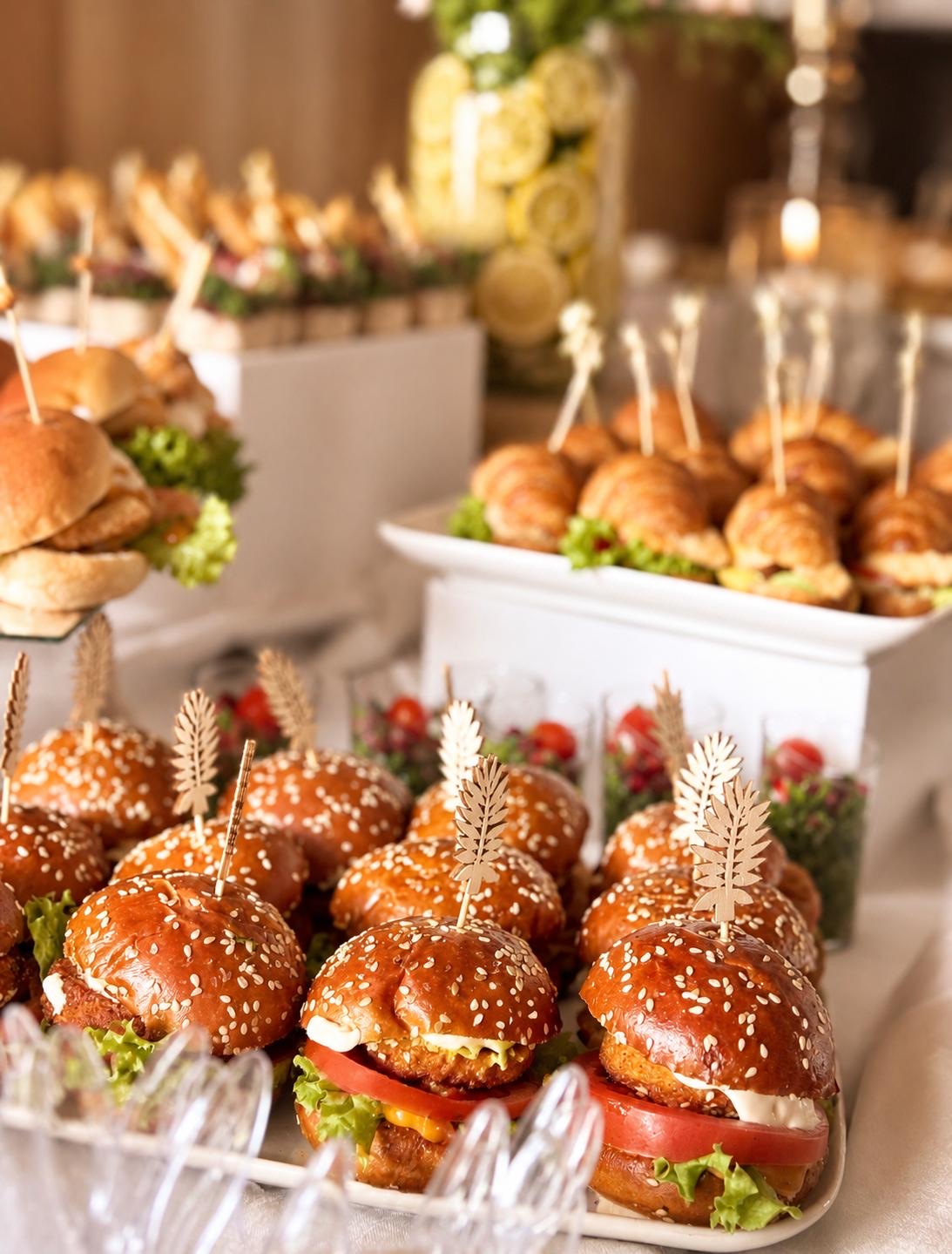 Papa Lu Mini-Burger für Catering und Events